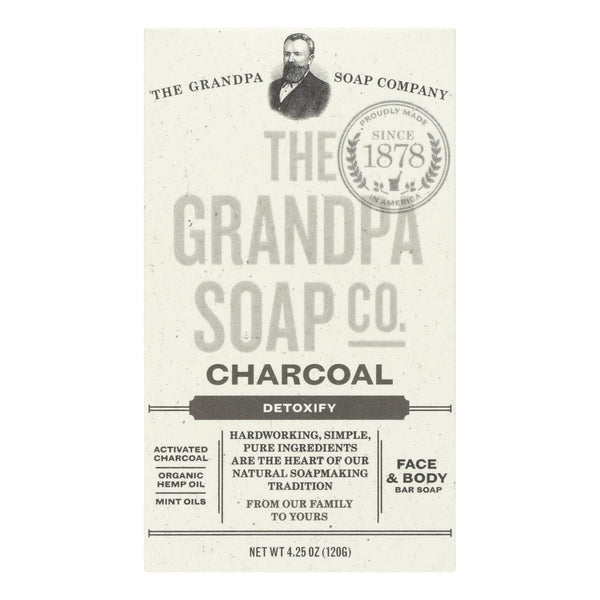 Grandpa Soap Soap - Charcoal - 4.25 Ounce