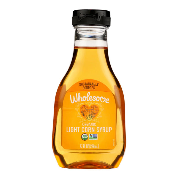 Wholesome Sweeteners Light Corn Syrup - Liquid Sweetener - Case of 6 - 11.2 Ounce.