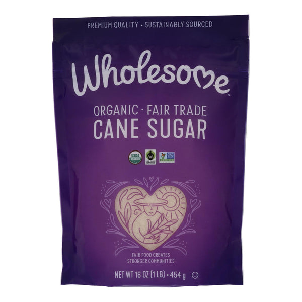 Wholesome Sweeteners Sugar - Organic - Milled - Unrefined - Case of 12 lbs