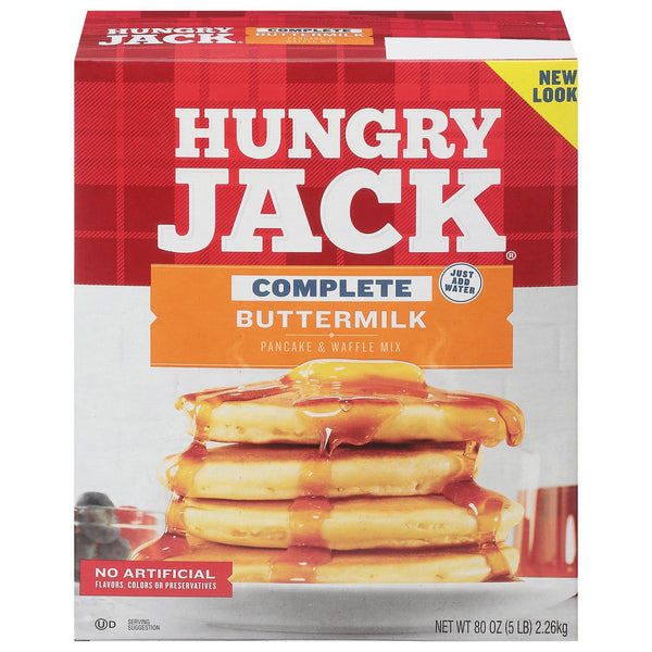 Hungry Jack Buttermilk Complete Mix 80 Ounce Size - 6 Per Case.