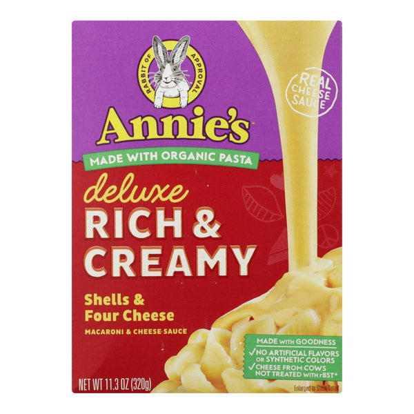 Annie's Homegrown - Mac&chs Dlx 4chs Shel - Case of 12 - 11.3 Ounce