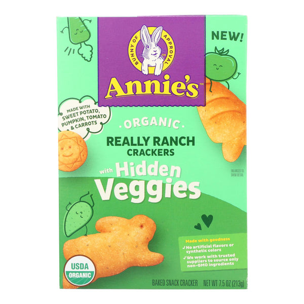 Annie's Homegrown - Crckr Ranch Hid Veg - Case of 12-7.5 Ounce