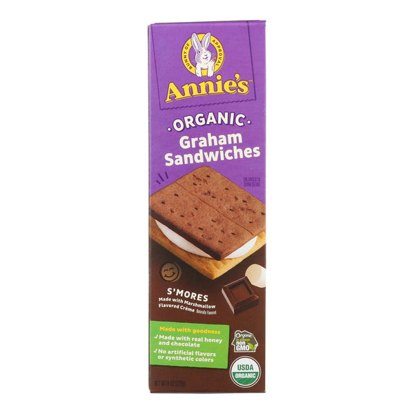 Annie's Homegrown - Grm Sandwich Smores - Case of 6-8 Ounce