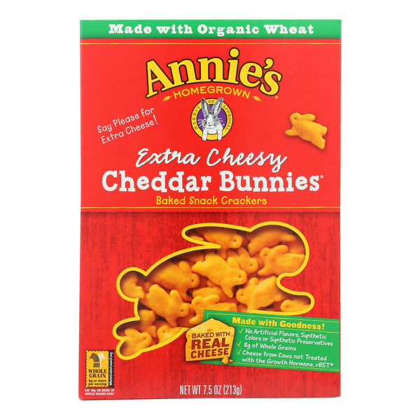 Annie's Homegrown - Chddr Bnnies  X-cheese - Case of 12-7.5 Ounce.