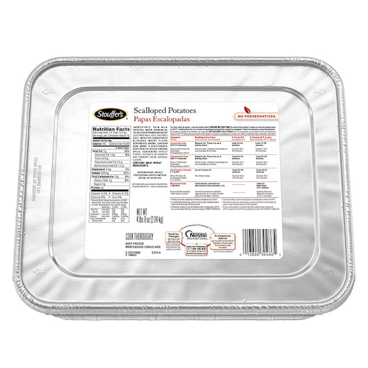 Stouffer's Scalloped Potatoes Tray 72 Ounce Size - 4 Per Case.