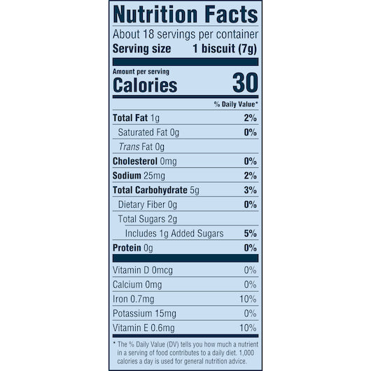 Gerber Lil' Biscuits Vanilla Wheat Toddler Snacks 4.44 Ounce Size - 8 Per Case.