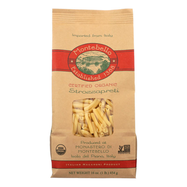 Montebello Organic Pasta - StrOunce.zapreti - Case of 12 - 1 lb.