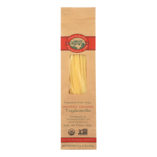 Montebello Organic Pasta - Tagliatelle - Case of 12 - 1 lb.