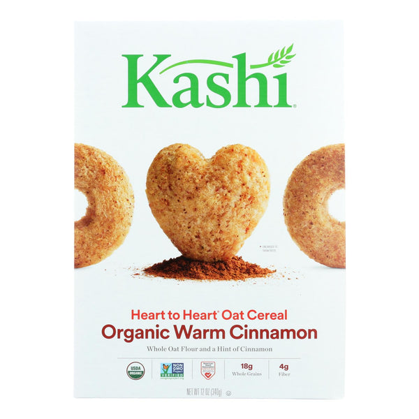 Kashi Cereal - Oat - Heart to Heart - Warm Cinnamon - 12 Ounce - case of 12