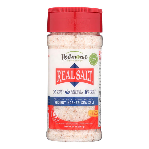 Redmond's Kosher Salt  - Case of 6 - 10 Ounce
