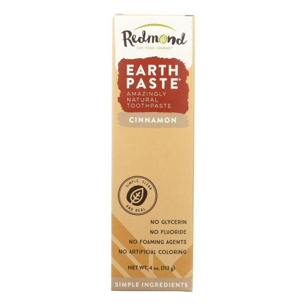 Redmond Trading Company Earthpaste Natural Toothpaste Cinnamon - 4 Ounce