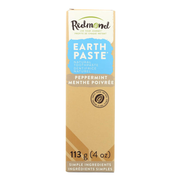 Redmond Trading Company Earthpaste Natural Toothpaste Peppermint - 4 Ounce