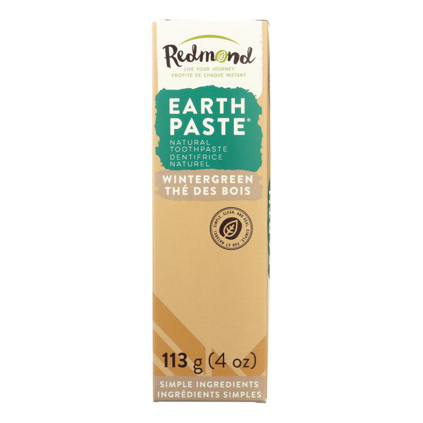 Redmond Trading Company Earthpaste Natural Toothpaste Wintergreen - 4 Ounce