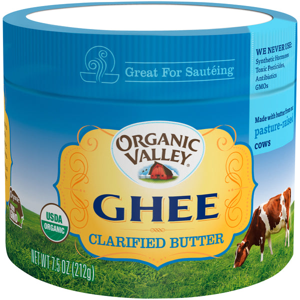 Butter Ghee Jar Ov Organic 7.5 Ounce Size - 12 Per Case.