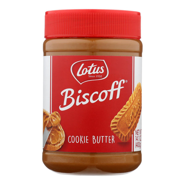 Biscoff Cookie Butter Spread - Peanut Butter Alternative - 13.4 Ounce - case of 8