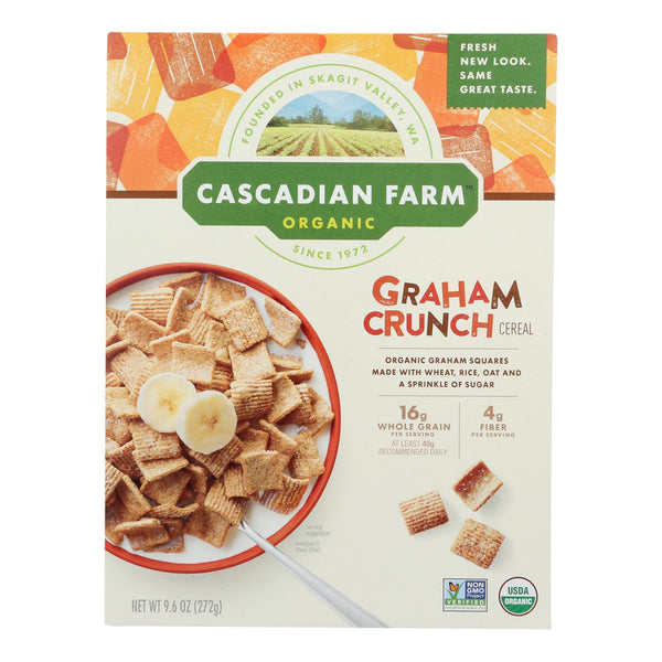 Cascadian Farm Organic Cereal - Graham Crunch - Case of 10 - 9.6 Ounce