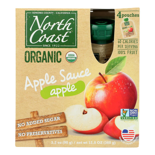 North Coast - Applesauce Pouch - Case of 6 - 4/3.2 Ounce
