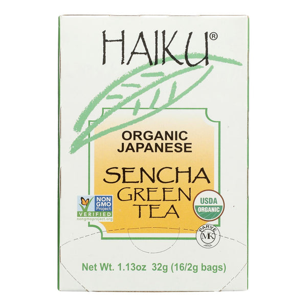 Haiku Green Tea - Sencha - Case of 6 - 16 Bags
