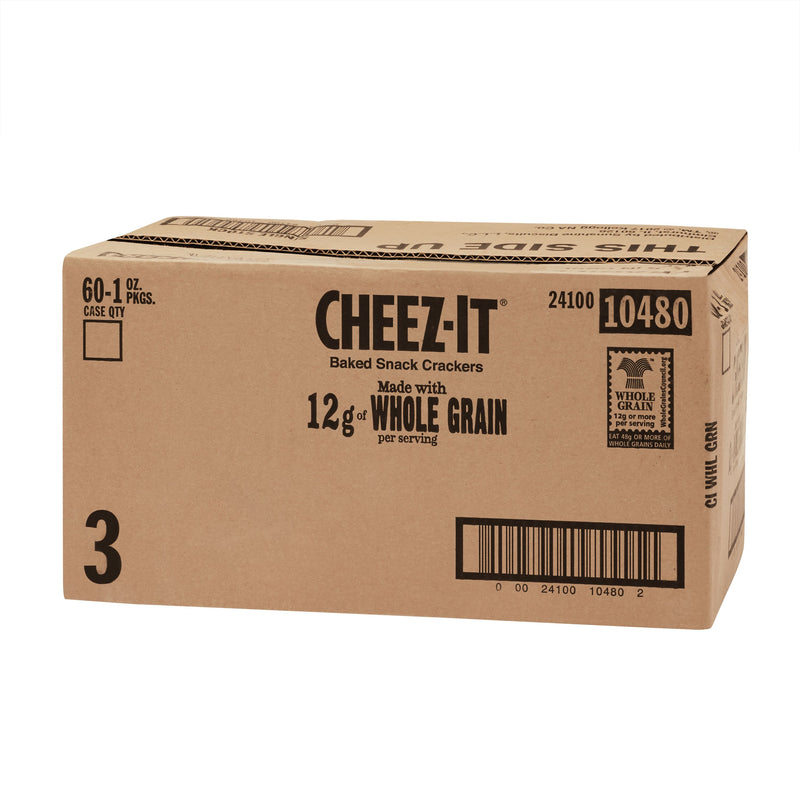 Kellogg's Cheez It Crackers Whole Grain1 Ounce Size - 60 Per Case.