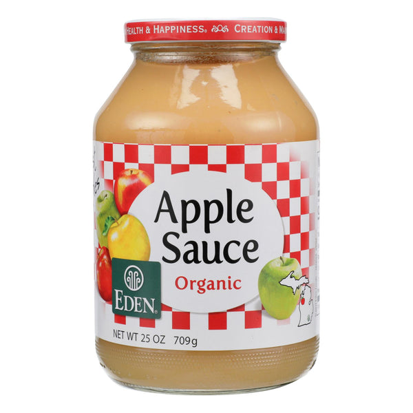 Eden Foods 100% Organic Applesauce - Case of 12 - 25 Ounce