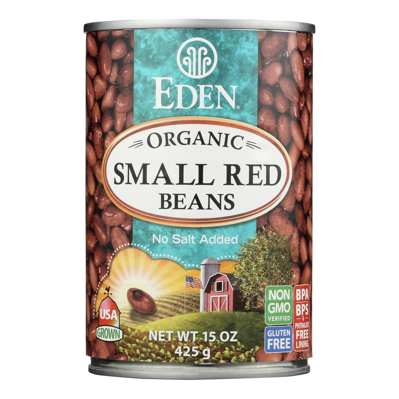 Eden Foods Small Red Beans Organic - Case of 12 - 15 Ounce.