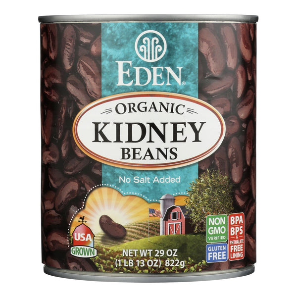 Eden Organic Kidney Beans  - Case of 12 - 29 Ounce