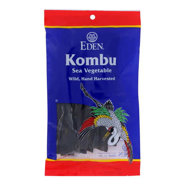 Eden Foods Kombu - Sea Vegetable - Wild Hand Harvested - 2.1 Ounce - Case of 6