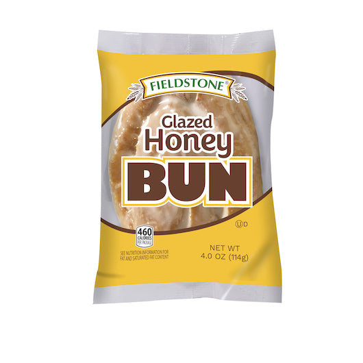 Fieldstone Bakery Honey Bun 4 1 Each - 72 Per Case.