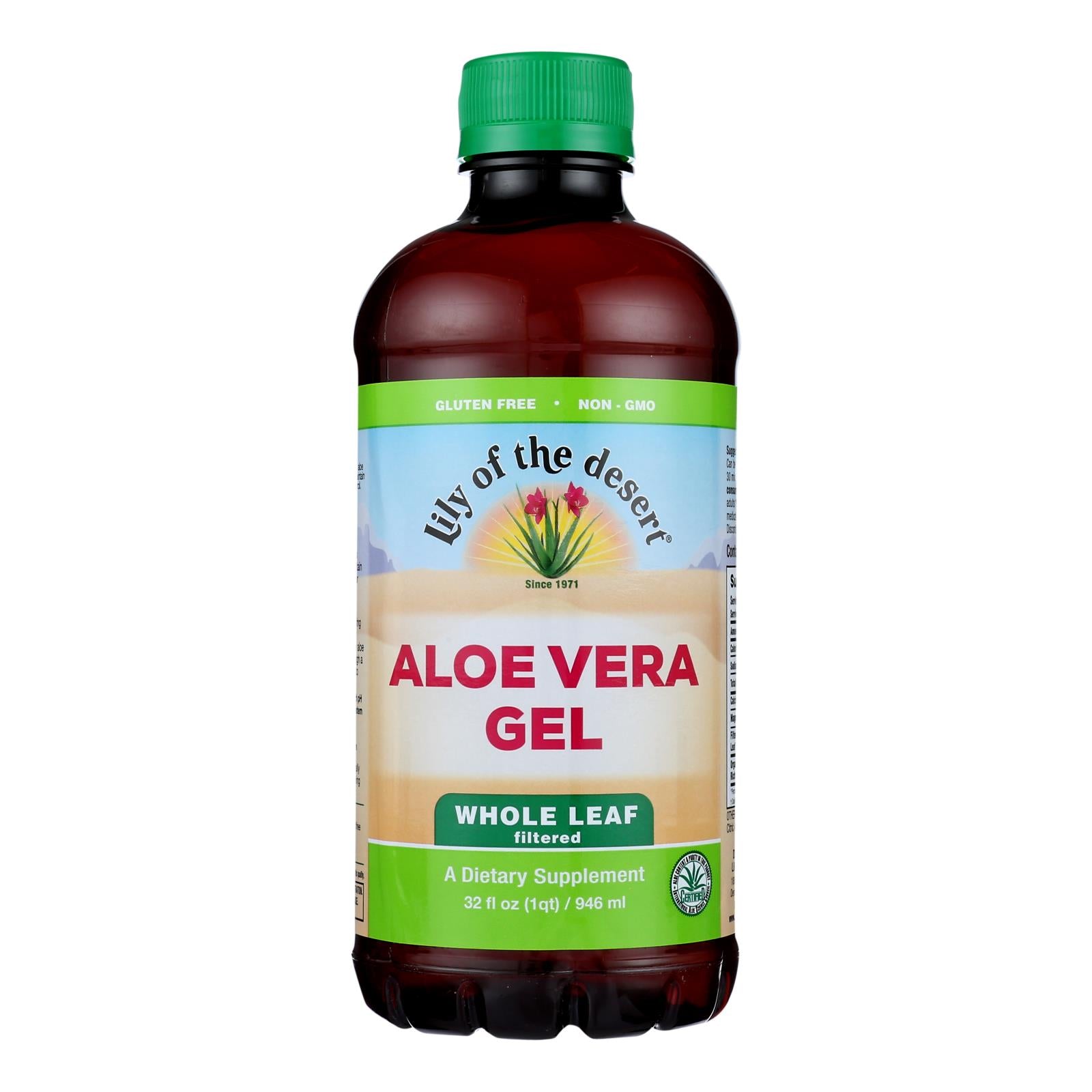 Lily Of The Desert - Aloe Vera Gel Whole Leaf - 1 Each -32 Fluid Ounce