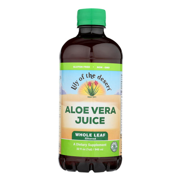 Lily Of The Desert - Aloe Vra Juice Whole Leaf - 1 Each -32 Fluid Ounce