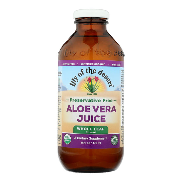 Lily of the Desert - Aloe Vera Juice - Whole Leaf - 16 fl Ounce