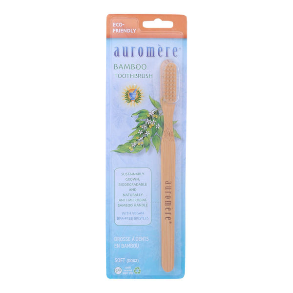 Auromere - Tbrush Bamboo - Case of 6 - 1 Count