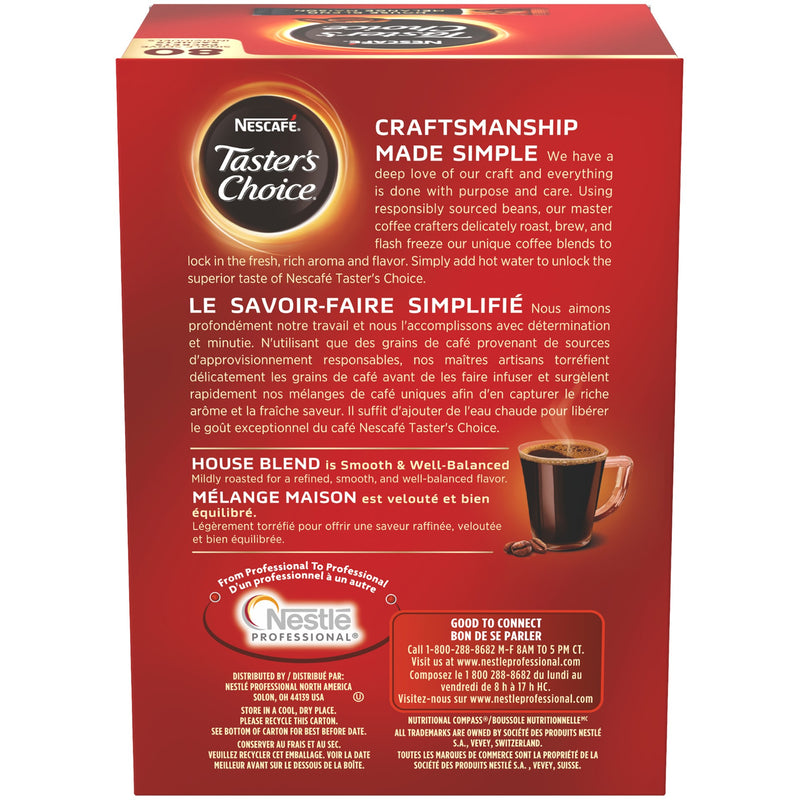 Nescafe Taster's Choice Stick 4.79 Ounce Size - 6 Per Case.
