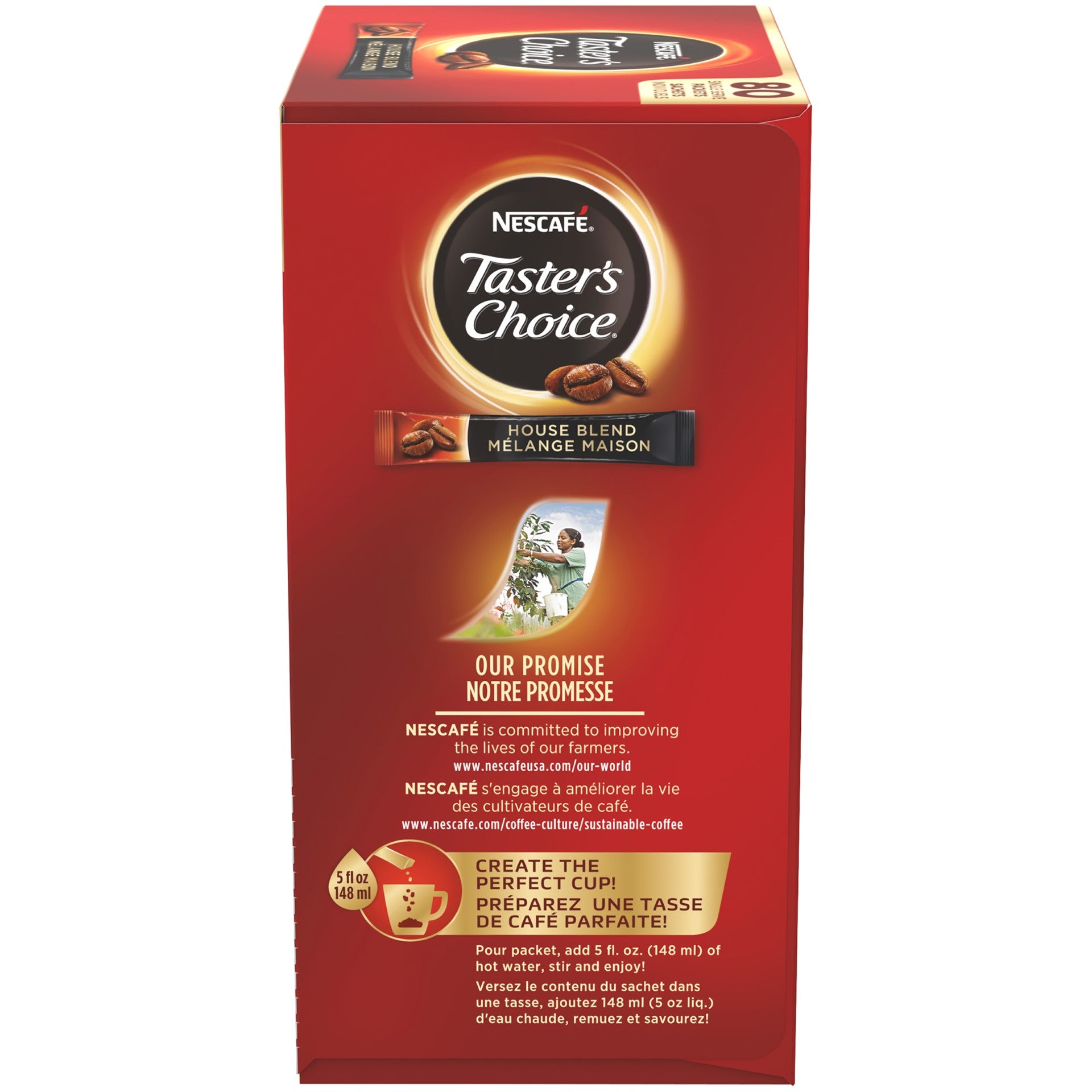 Nescafe Taster's Choice Stick 4.79 Ounce Size - 6 Per Case.