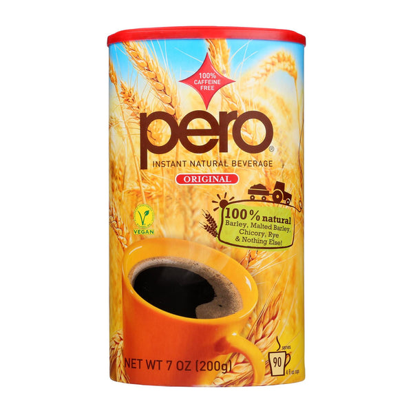 Pero Instant Natural Beverage - Case of 6 - 7 Ounce.