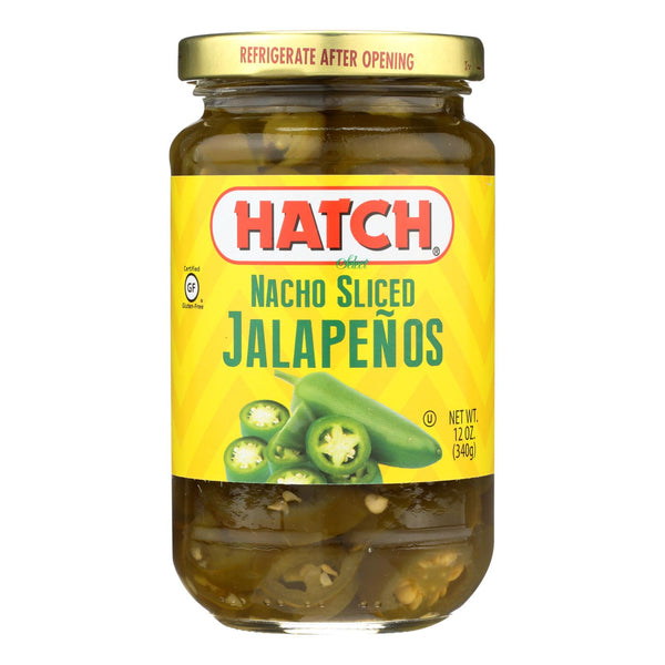 Hatch Chili Jalapenos - Nacho Sliced - Case of 12 - 12 Ounce