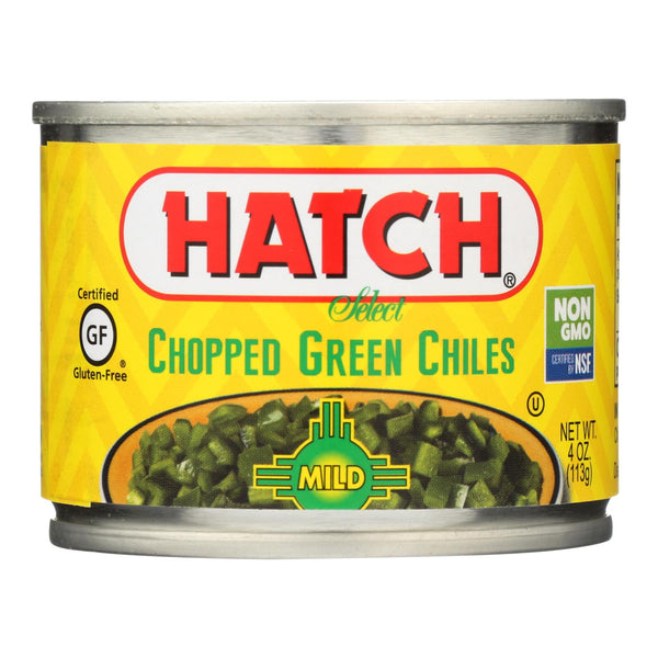 Hatch Chili Roasted Hatch Green Chile - Green Chile - Case of 24 - 4 Ounce.