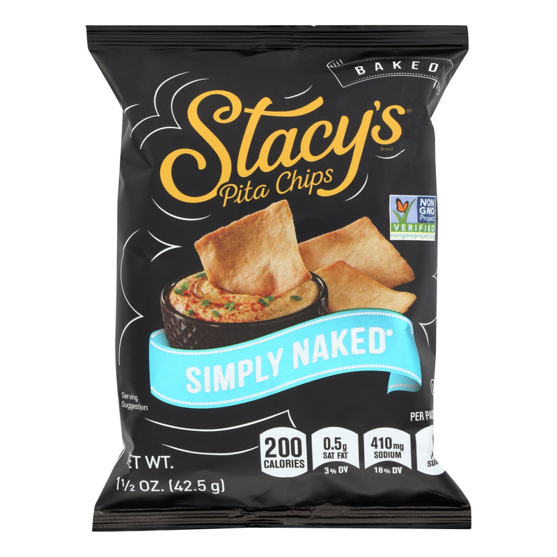 Stacey's Pita Chips - Simply Naked - 1.5 Ounce - Case of 24
