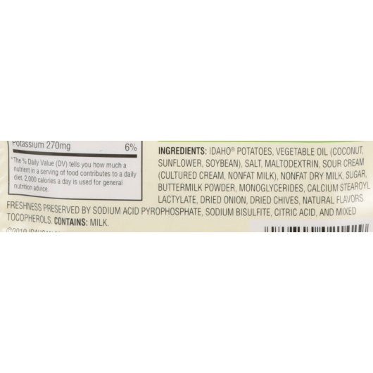 Idahoan Sour Cream & Chives Mashed Potatoes Pouch 4 Ounce Size - 12 Per Case.