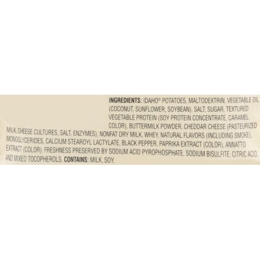 Idahoan Foods Mashed Potatoes Applewood Smoked Bacon Pouch 4 Ounce Size - 12 Per Case.