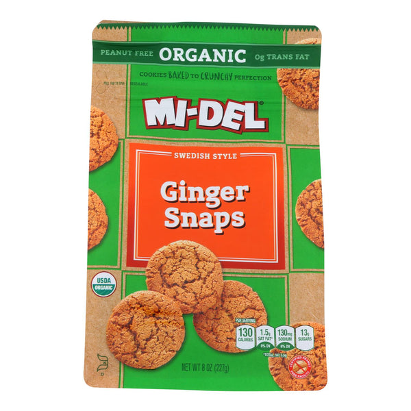 Midel - Ginger Snaps - Case of 8 - 8 Ounce