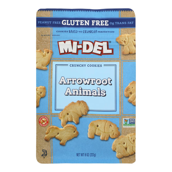 Midel Cookies - Arrowroot Animal - Case of 8 - 8 Ounce