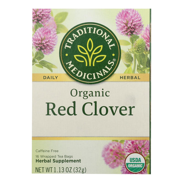 Traditional Medicinals - Herb Tea Red Clover - Case of 6 - 16 BAG