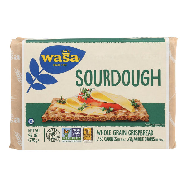 Wasa Crispbread Rye Crispbread - Sourdough - Case of 12 - 9.7 Ounce.