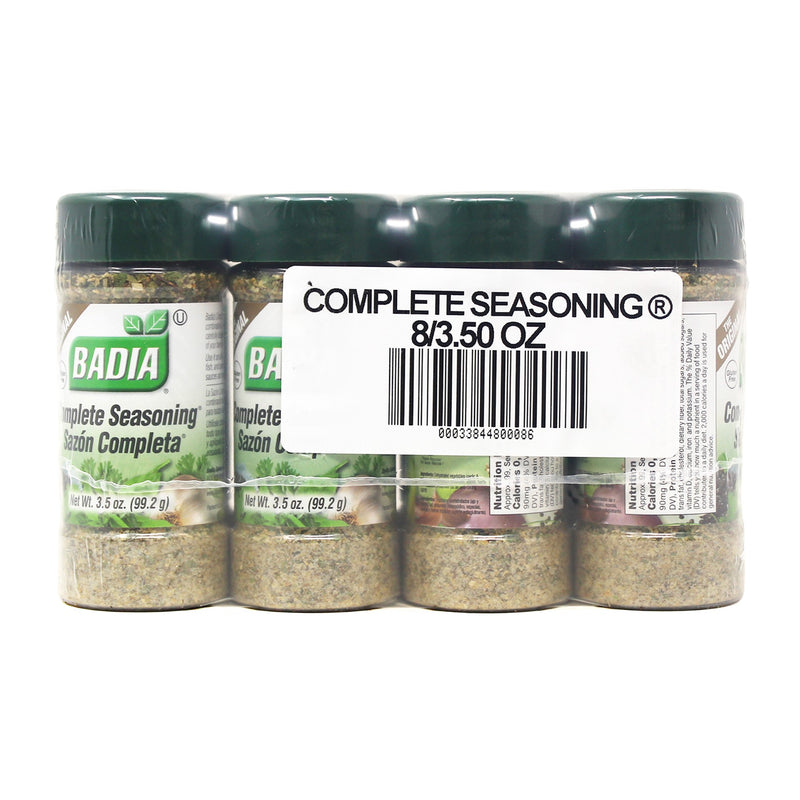 Badia Complete Seasoning 3.5 Ounce Size - 8 Per Case.