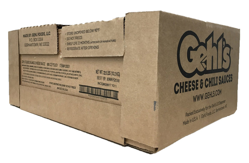 Gehl's Queso Blanco With Valves 60 Ounce Size - 6 Per Case.