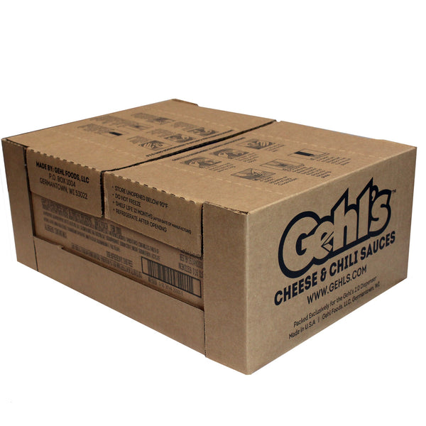 Gehl's Cheddar With Valves 60 Ounce Size - 6 Per Case.
