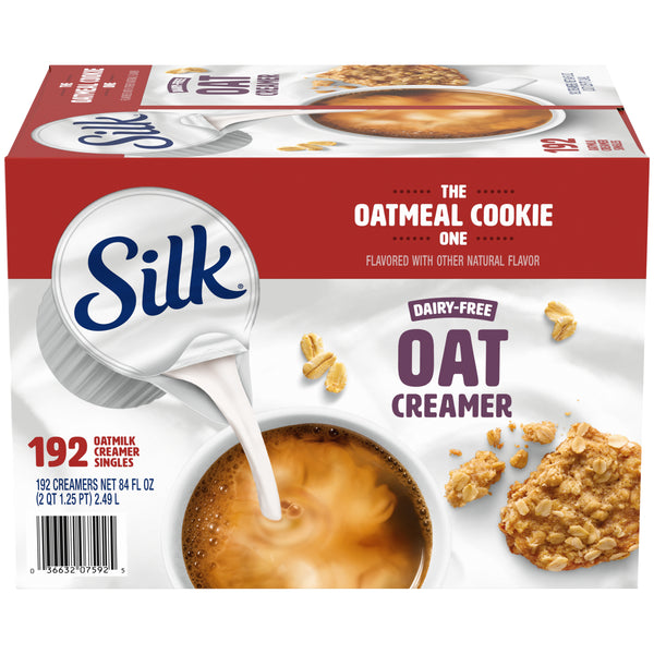 Silk® Dairy Free The Oatmeal Cookie One Oatcreamer Box 9 ML - 192 Per Case.