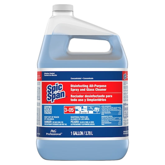 Spic & Span 3-In-1 All-Purpose Spray And Glass Cleaner Concentrate Closed Loop 1 Gallon - 2 Per Case.