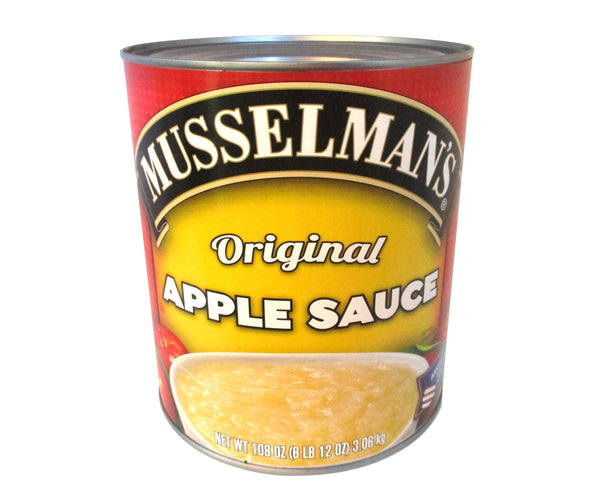 Musselman's Apple Sauce Cans 108 Ounce Size - 6 Per Case.